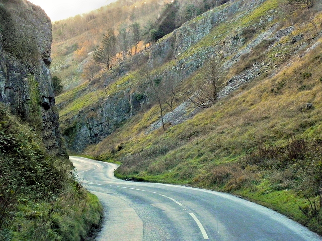 Cheddar Gorge in Somerset