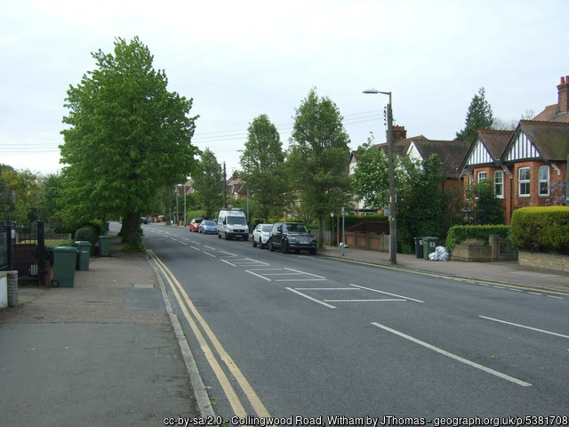 A street in Witham, Essex