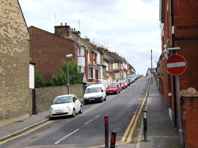 Cars parked on Cecil Road, Rochester