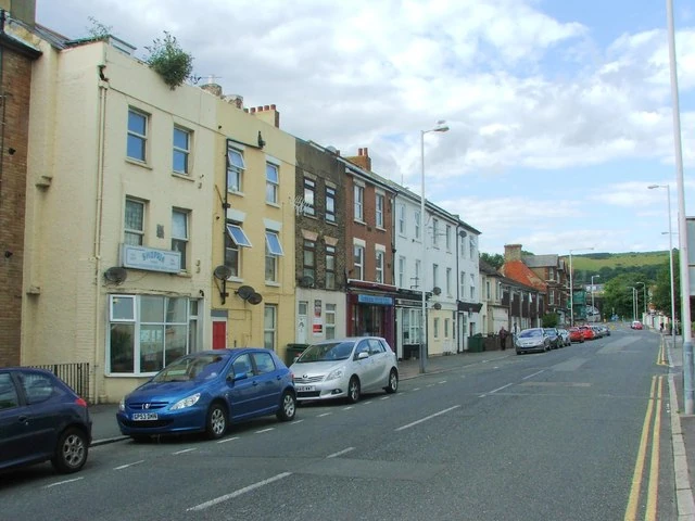 Dover Road in Folkestone