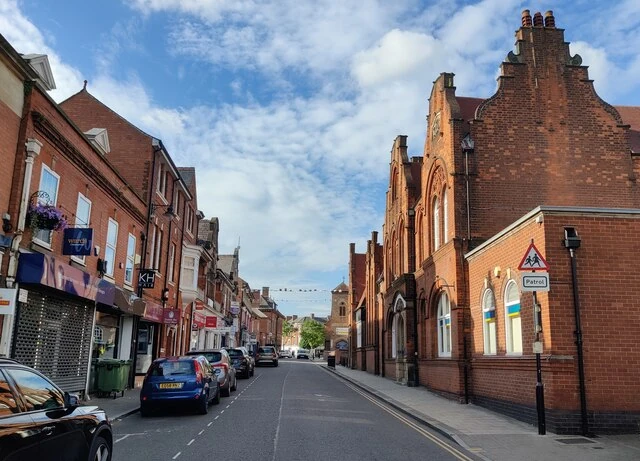Station Road, Hinckley town centre