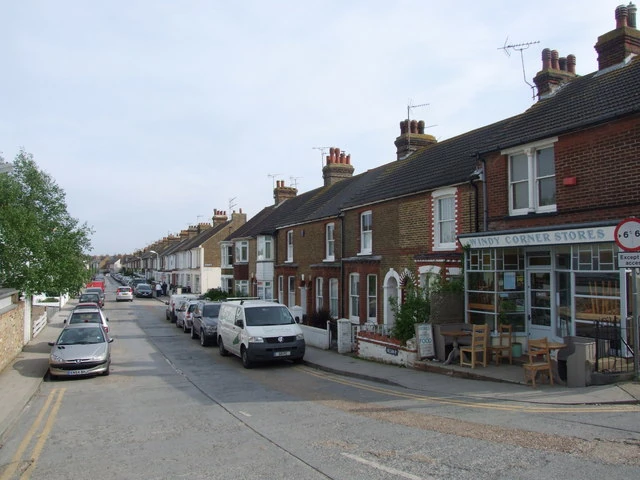 Nelson Road in Whitstable, Kent