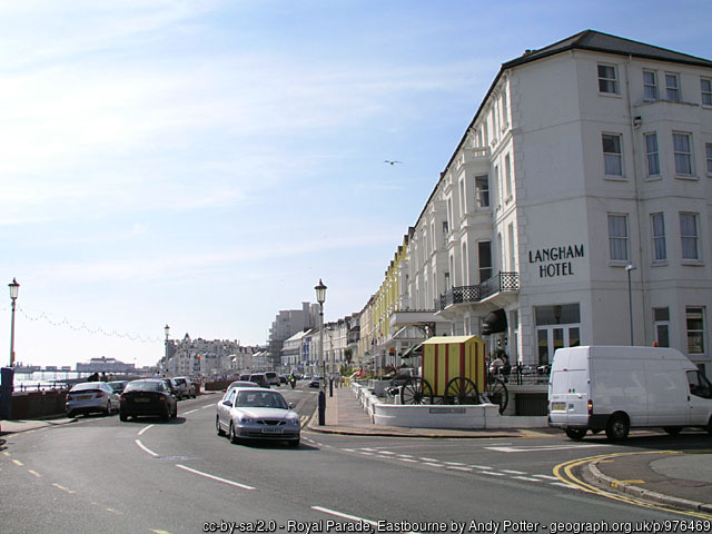 Royal Parade, Eastbourne seafront