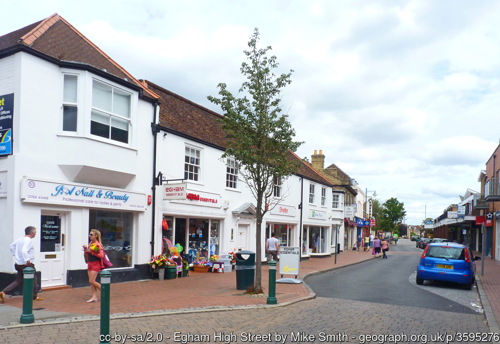 Egham high street, Surrey