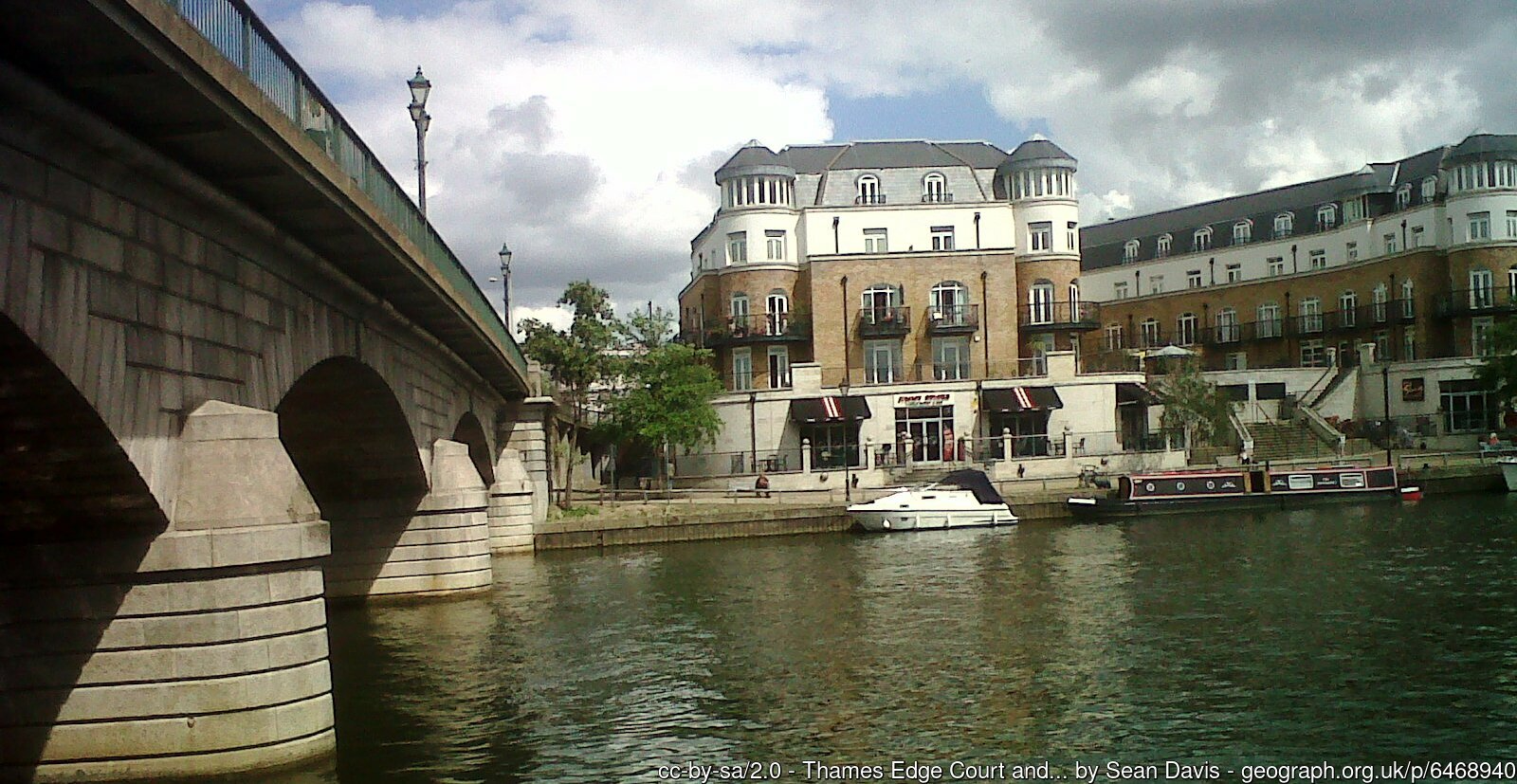 River with bridge in Staines