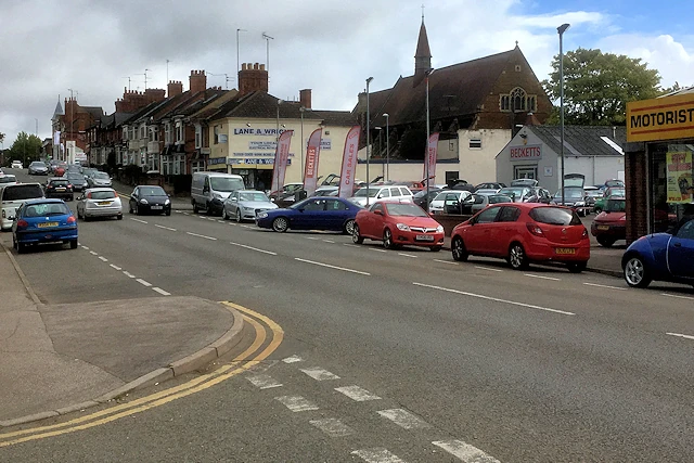 Stamford Road in Kettering, Northamptonshire