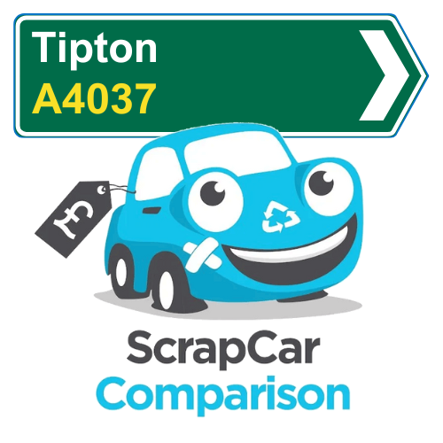 Scrap my car in Tipton logo