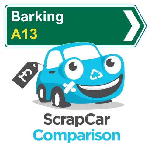 Scrap my car in barking icon