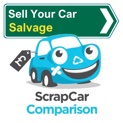 sell a car as salvage icon