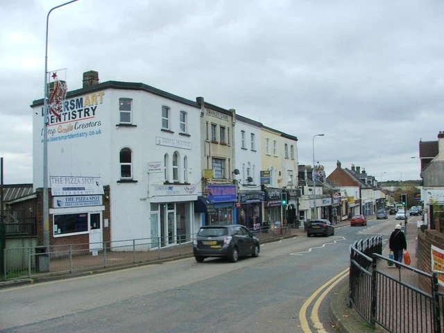 High Street in Swanley, Kent