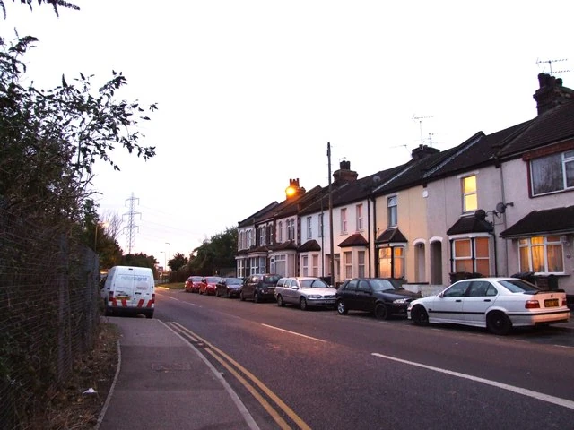 Southfleet Road in Swanscombe, Kent