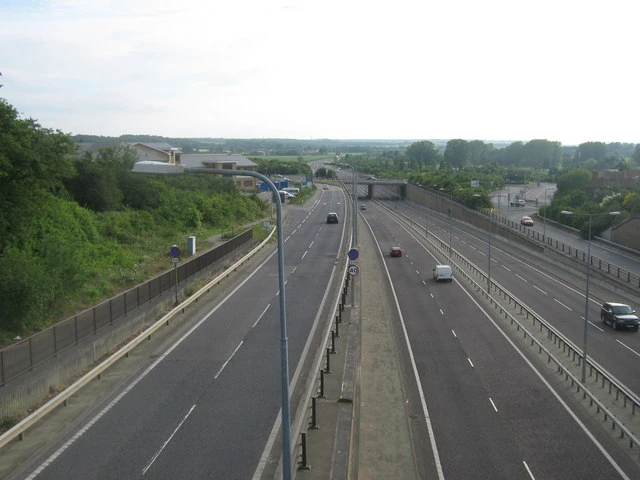 A299 Thanet Way towards Herne Bay