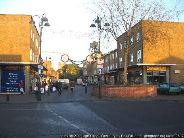 Westbury high street, Wilshire