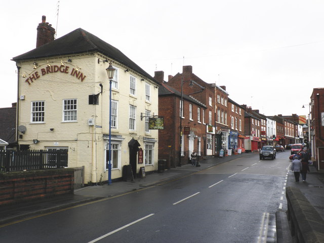 Bridge Street in Stourport on Severn, Worcestershire