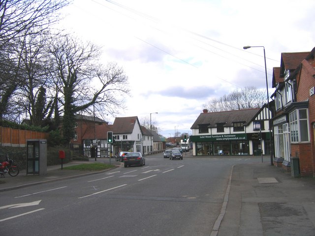 Crossroads in Droitwich Spa, Worcestershire