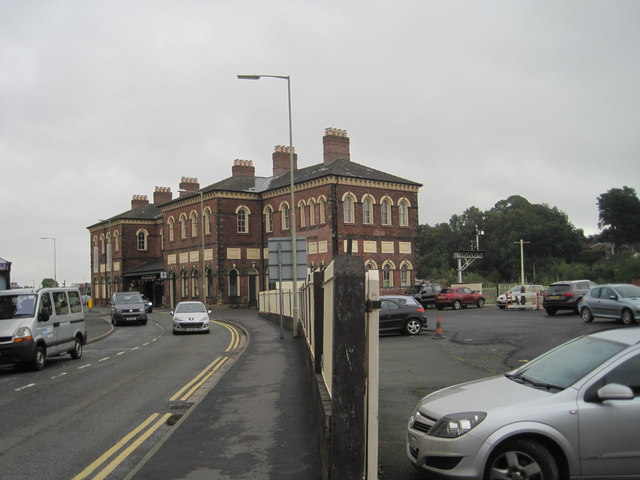 Old Oswestry railway station in Oswestry, Shropshire