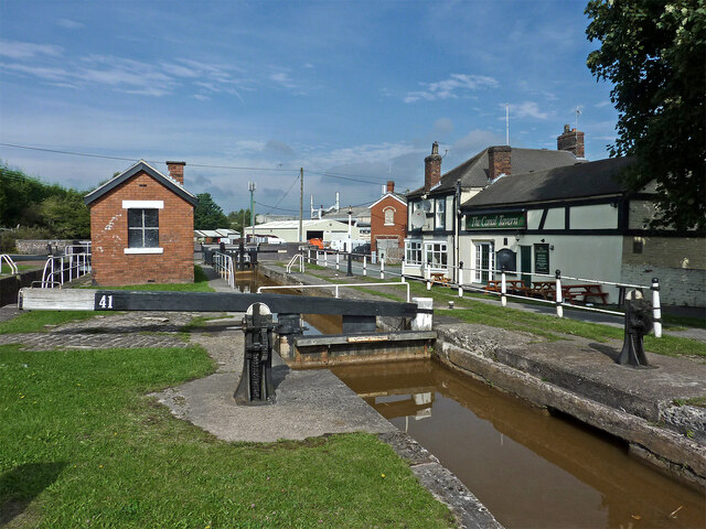 Red Bull Top Lock near Kidsgrove, Staffordshire