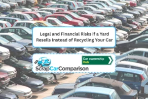 Legal risks of reselling a scrap car
