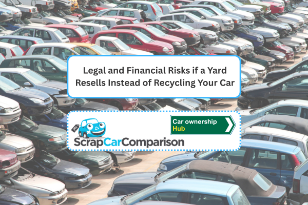 Legal risks of reselling a scrap car
