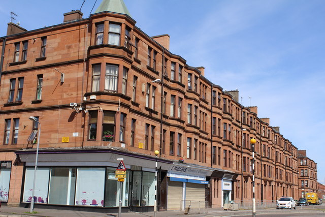 Corner of Cressy Street and Govan Road, Glasgow, Scotland