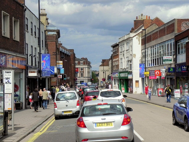 Grantham High Street, Lincolnshire