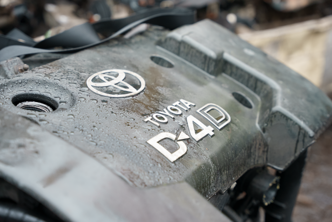 Toyota engine close up